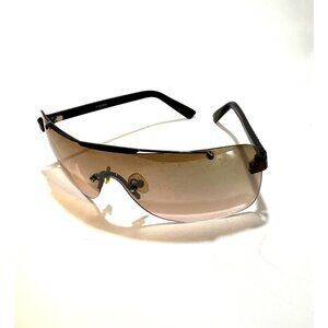 Guess GL0523 Brown Gradient Lens Rimless Sunglasses